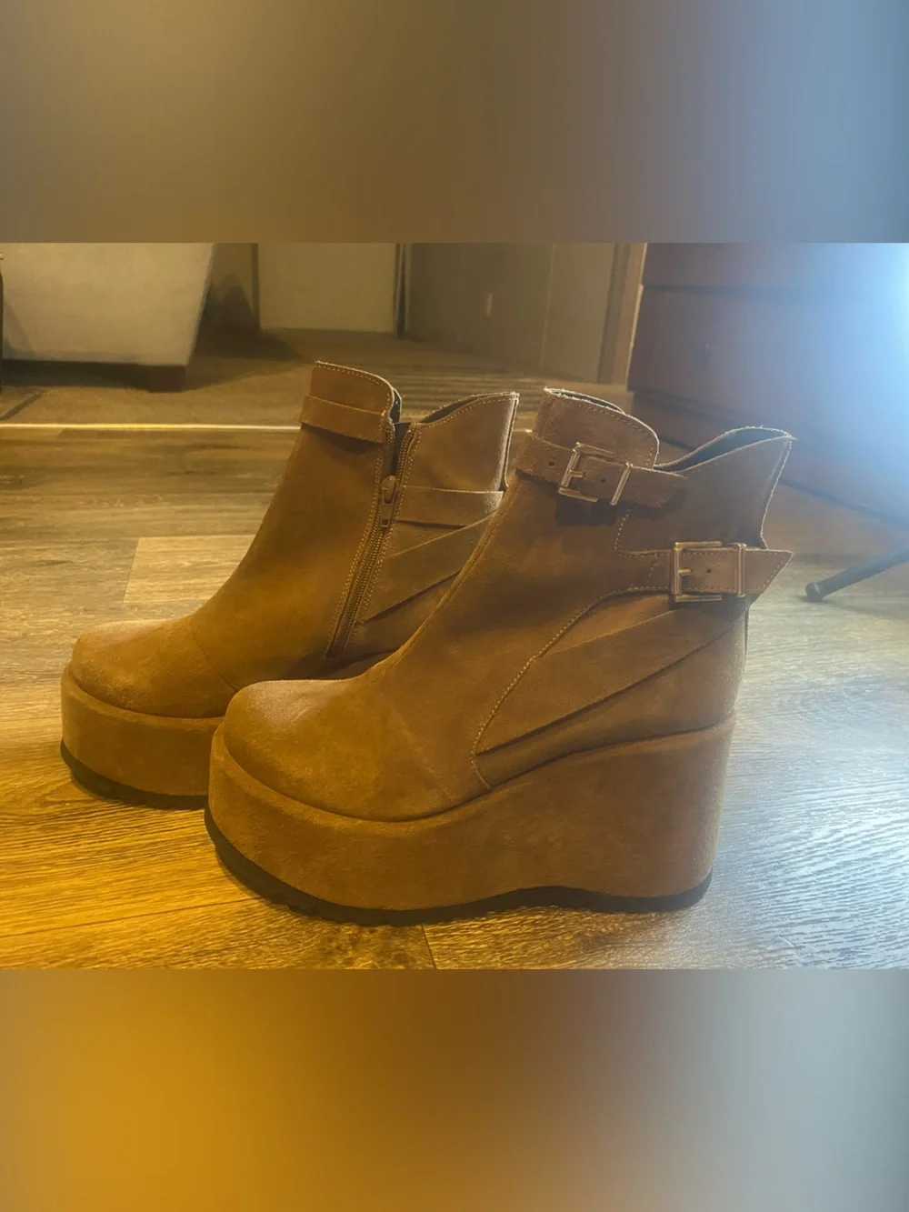 Free People suede platform